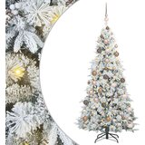 vidaXL Umetno Zložljivo Božično Drevo Zelena 180 cm PE in PVC | Shoptok.si