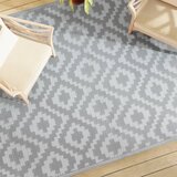 vidaXL Zunanja preproga siva 190x290 cm PP Cene