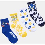 Sinsay Pamučne čarape 4-pack Sonic the Hedgehog Slike