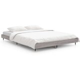 vidaXL Posteljni okvir siva sonoma 135x190 cm inzenirski les | Shoptok.si