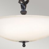 Elstead Lighting Elstead Pembroke Stropna svetilka s 3 lučmi, pol-vgradna, črna, E14, (22098633) | Shoptok.si