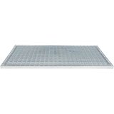  Rešetka Srebrna 80 x 50 x 2 cm Vruće pocinčani čelik | shoptok.hr