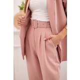 Kesi Włoski Elegant set of jackets and trousers powder pink | Shoptok.si
