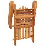  Vrtna stolica Adirondack s osloncem za noge od drva bagrema | shoptok.hr