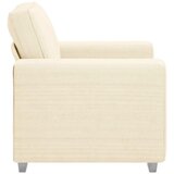 SOFA fotelja krem 100x77x82 cm korduro tkanina - Krema 1 100 cm | shoptok.hr