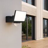  led reflektor sa senzorom pokreta i sumraka davos LED/30W/230V IP54 crna | Eponuda.com