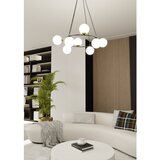  Visilica na sajli AZURA 8xE14/10W/230V crna/bela | Eponuda.com