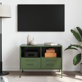 TV ormarić maslinastozeleni 68 x 39 x 50,5 cm čelični | shoptok.hr