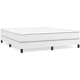  Box spring postelja z vzmetnico bela 180x200 cm umetno usnje, (20725099) | Shoptok.si