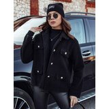 DStreet Płaszcz damski oversize CLASSIVO krótki czarny | shoptok.hr