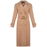 Dewberry Z6737 LADIES TRENCH COAT-OPEN CAMEL Cene