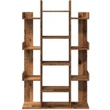 vidaXL Knjižna omara starinski les 86x25,5x140 cm iverna plošča | Shoptok.si