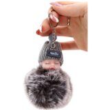 Pompom Doll Keychain Pendant for Keys, Handbags, Mix Colors | shoptok.hr