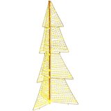 vidaXL Božično drevo med 160 LED Toplo bela 150 cm PET | Shoptok.si