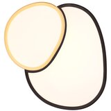 Tri O črna/zlata led stropna svetilka 36x43.5 cm rise – | Shoptok.si