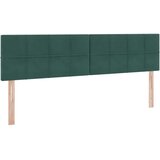  LED krevet za pohranu s madracem Tamnozelena 200 x 200 cm | shoptok.hr
