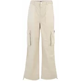 Tommy Jeans Cargo hlače 'CLAIRE' bež / morsko plava / crvena / bijela