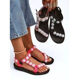 Resti Livia Rosa Sandals – Comfortable Women's Sandals with Pearl Rhinestones | shoptok.hr
