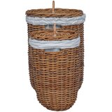  Košara za pranje 2 pcs Rjava Kubu rattan, (5000263227) | Shoptok.si