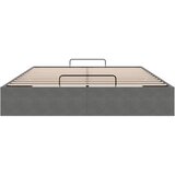  Otoman krevet Tamnosiva 153 x 203 cm Baršun - Tamnosiva 152 x 203 cm | shoptok.hr