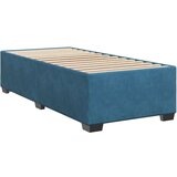 vidaXL Box spring krevet s madracem plavi 90x190 cm baršunasti | shoptok.hr