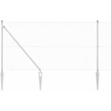  Zavareno žičano ograđivanje s bodljama 25 x 1,2 m Srebrna Mreža | shoptok.hr