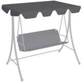 vidaXL Zamjenski krov za vrtnu ljuljačku antracit 188/168x110/145 cm Cijene