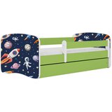 MID.YOU Dječji krevet Dreamy svemir 160x80 sa madracem s ladicom Zelena | shoptok.hr