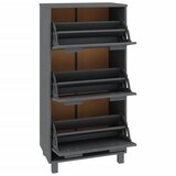 Ormarić za cipele HAMAR tamnosivi 59,5x35x117 cm od borovine | Eponuda.com