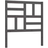  Uzglavlje za krevet sivo 96 x 4 x 104 cm od masivne borovine | shoptok.hr