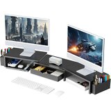 PYGOCERERI kovinsko stojalo za monitorja z predalom in držali Cene