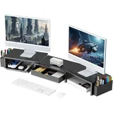 kovinsko stojalo za monitorja z predalom in držali