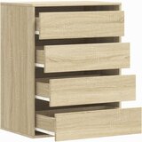  Kutna komoda s ladicama boja hrasta sonome 60x41x76 cm drveni | shoptok.hr