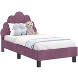  Okvir kreveta za malu djecu s naslonom Ljubičasta 70 x 140 cm | shoptok.hr