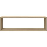  Kockaste zidne police 4 kom boja hrasta 100 x 15 x 30 cm drvene | shoptok.hr