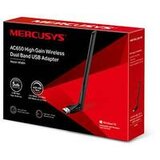 Mercusys WLAN MERCUSYS MU6H,AC650 DUAL BAND, 2,4-5 GHz,ANTENA 5dBi, USB WLAN MERCUSYS MU6H,AC650 DUAL BAND, 2,4-5 GHz speeds of up to200 Mbps on the 2.4 GH cijene