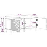 TV ormar Hrast artisan Konstruirano drvo | shoptok.hr