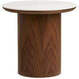 House Nordic Okrogla stranska mizica s keramično ploščo ø 40 cm Noli – Cene