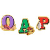  Set of Wooden Letters Pictures Magnets 26 Pieces | shoptok.hr