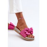 Boto FK1 Women's Platform Slides with Bow Fuchsia Aflia | shoptok.hr