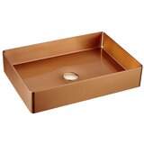 Sapho Umivaonik od nehrđajućeg čelika u bakrenoj boji 50x35 cm Aurum – Cijene