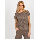 Sublevel Blouse-D73771R10978Q-brown | Shoptok.si