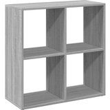 vidaXL Pregrada s knjižno omaro siva sonoma 69,5x29x69,5 cm inž. les | Shoptok.si