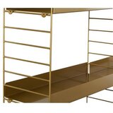 Hanah home Zidna polica Cm-068-A, 98x21x100 cm,Zlatne boje | Eponuda.ba