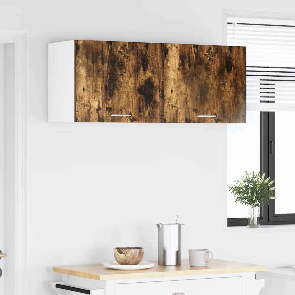  Viseći ormarić Riga Dimljeni hrast i bijela 50 x 31 x 40 cm | shoptok.hr