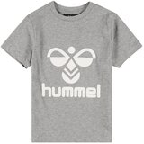 Hummel Tehnička sportska majica 'Tres' siva melange / bijela | shoptok.hr