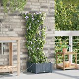 vidaXL Plante za vrt s sustavom za navodnjavanje Svjetlosiva | shoptok.hr
