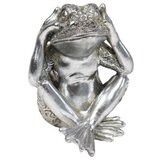  Figura Žaba srebrna 14cm LH-133 Cene