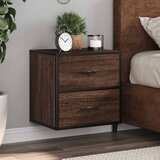  Zidni noćni ormarići 2 kom smeđi hrast 40x31x39,5 cm Smeđa Cijene