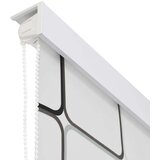 vidaXL Rolo zastor za tuš 100 x 240 cm s uzorkom krugova | shoptok.hr